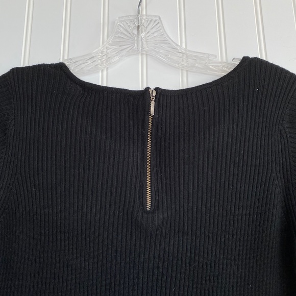 DESIGN HISTORY 💯% merino wool black dress M - Picture 10 of 11